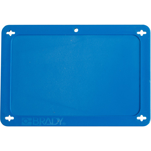 &eacute;tiquette vierge pour vanne, Plastique, 4-3/4" la x 3-1/4" h Pathway Supply LP