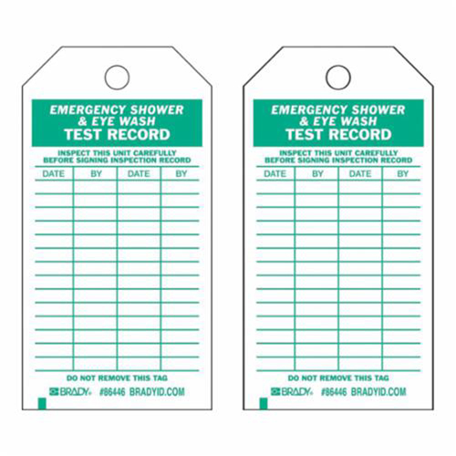 &eacute;tiquettes pour r&eacute;sultats de test, Polyester, 4" la x 7" h, Anglais Pathway Supply LP