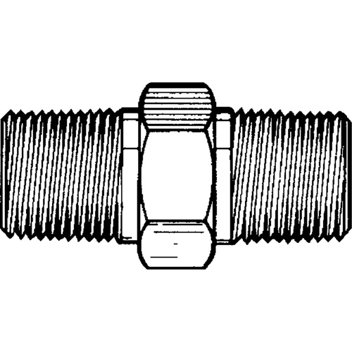 RACCORD HEXAGONAL MALE1/8"-1/8"NPT,LAITON, Laiton Pathway Supply LP