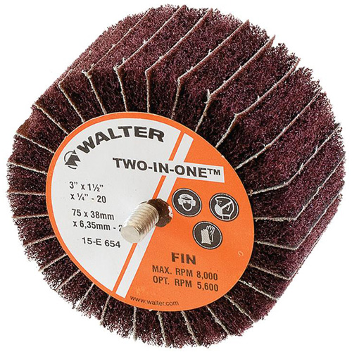 Meule &agrave; lamelles abrasives Two-In-One Pathway Supply LP