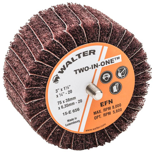 Meule &agrave; lamelles abrasives Two-In-One Pathway Supply LP