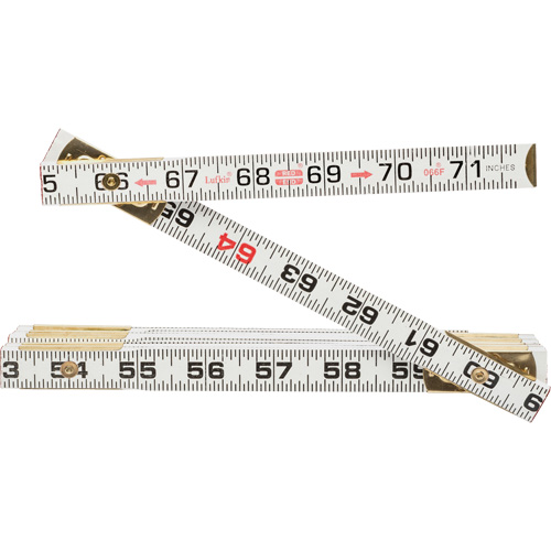 R&egrave;gle plate Red End, 6' lo, Bois Pathway Supply LP