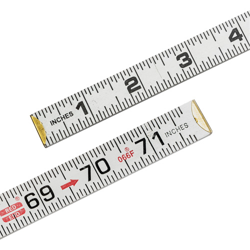 R&egrave;gle plate Red End, 6' lo, Bois Pathway Supply LP