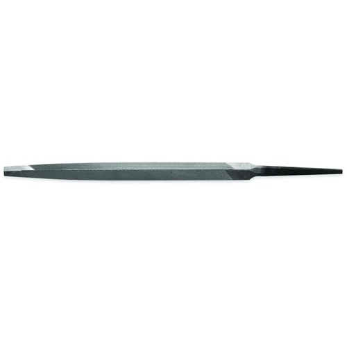 Extra Slim Taper File with Red Handle, Triangle, 6", Single Pathway Supply LP