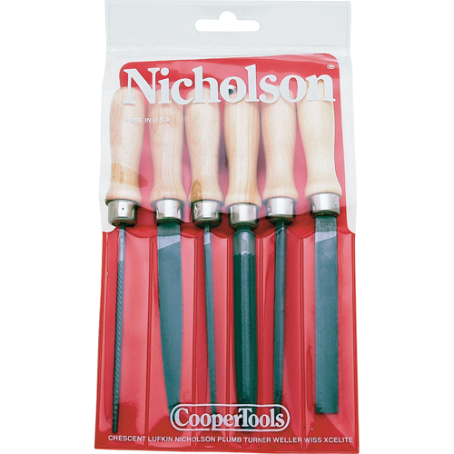 6-Piece American Pattern File Set, 6 Pcs Pathway Supply LP