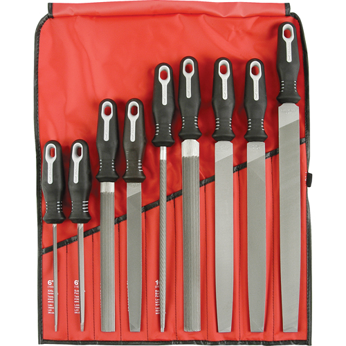 9-Piece Ergonomic File Set, 9 Pcs Pathway Supply LP