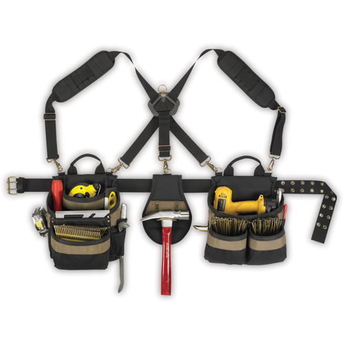 20-Pocket, 5-Piece Comfortlift Combo Systems, Polyester, Black Pathway Supply LP