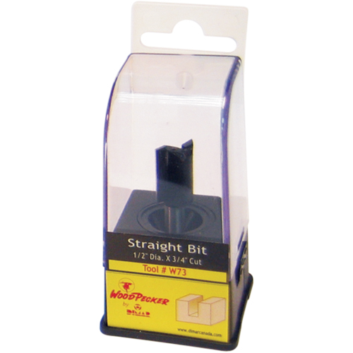 Fraises au carbure Woodpecker, 3/16" dia, 1/2" ha, 1-7/8" lo, 1/4" Manche Pathway Supply LP