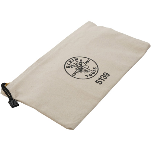 Zipper Tool Pouch, Canvas, 1 Pockets, Beige Pathway Supply LP
