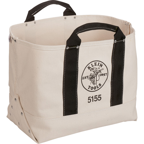 Sac &agrave; outils robuste de 17", Toile, 1 pochettes, Beige/Noir Pathway Supply LP