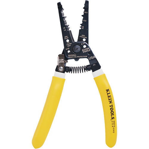 Pince &agrave; d&eacute;nuder/coupe-c&acirc;bles double NM Klein-Kurve&reg;, 8" Pathway Supply LP