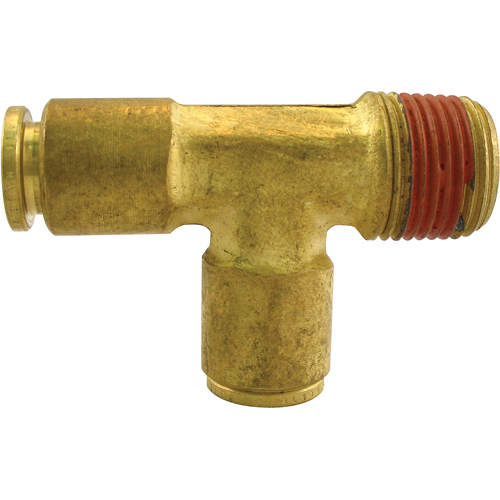 P.t.c. Male Run Tee, Brass, 3/8" x 1/4" Pathway Supply LP