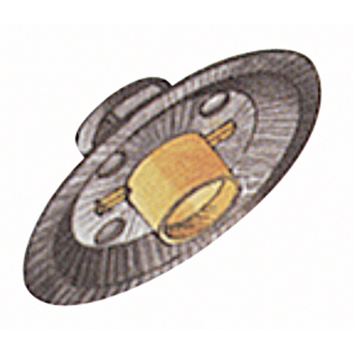 A24N Fast Grinding Wheel, 6" x 1/4", 7/8" Arbor, Aluminum Oxide, Type 27 Pathway Supply LP