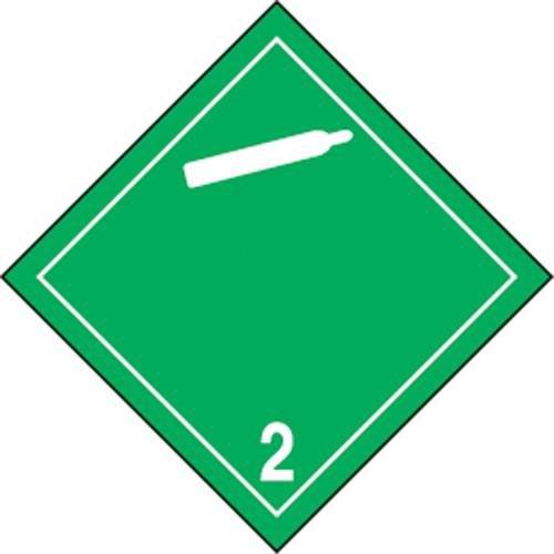 TDG Shipping Labels, Class 2.2, Non-Flammable & Non-Toxic Gases, Vinyl Pathway Supply LP