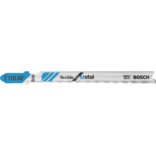 Flexible Jigsaw Blade, Bi-Metal, 3-5/8" L, 17-24 TPI Pathway Supply LP
