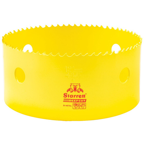 Scie &agrave; cloche bim&eacute;tal 4-3/4", 4-3/4", Profondeur de la coupe 2", Bim&eacute;tal Pathway Supply LP