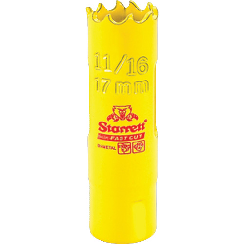 Scie &agrave; cloche bim&eacute;tal - 11/16", 11/16", Profondeur de la coupe 1-5/8", Bim&eacute;tal Pathway Supply LP