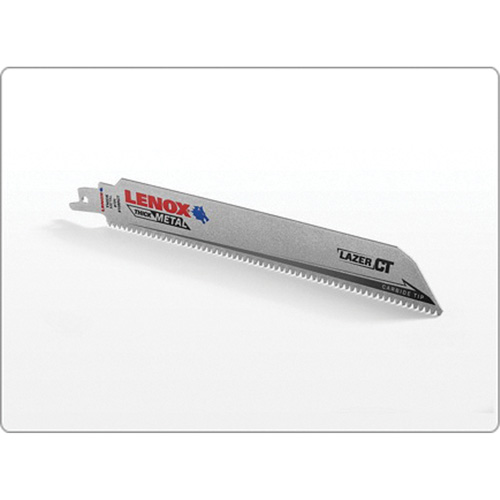Lazer CT Reciprocating Saw Blade, Carbide, 8 TPI, 9" L x 1" W Pathway Supply LP