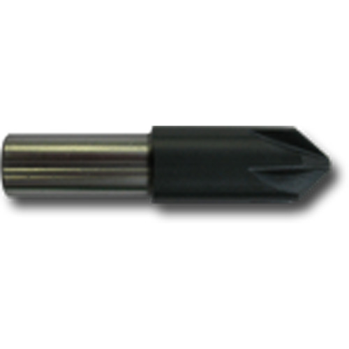 Fraise conique, 1/2", Acier rapide, Angle de 82°, 6 cannelures Pathway Supply LP