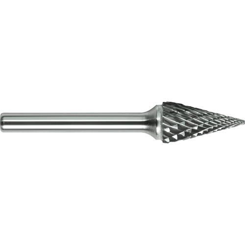 DRILLCO Solid Carbide Burr, SM-4L, 3/8" Dia., 1/4" Shank, 1" Depth of Cut Pathway Supply LP