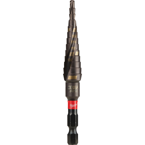 Foret &eacute;tag&eacute; #1 Shockwave Impact Duty, 1/2" - 1-1/8", Incr&eacute;ments de 1/32", Titane Pathway Supply LP