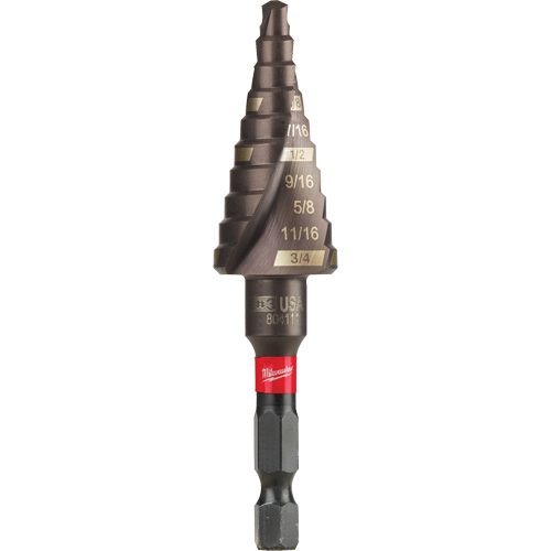 Foret &eacute;tag&eacute; #3 Shockwave Impact Duty, 3/16" - 3/4", Incr&eacute;ments de 1/16", Titane Pathway Supply LP