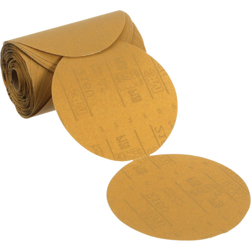 Disque abrasif dor&eacute; en rouleau Stikit, 6" dia., Grain P120, Oxyde d'aluminium Pathway Supply LP