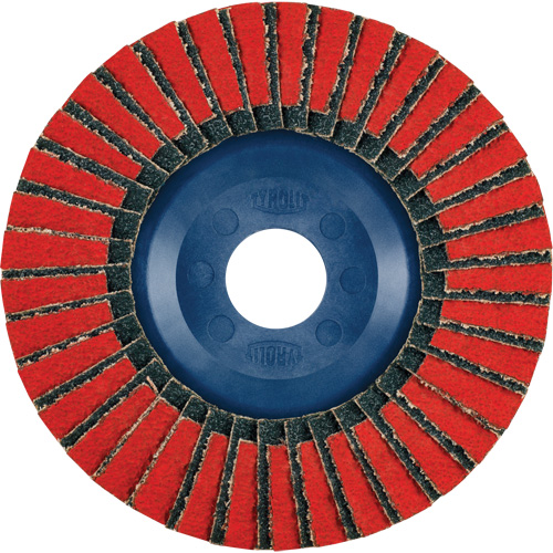 Twin Flap Disc, 4-1/2" x 7/8", Type 27, 40 Grit, Ceramic/Zirconia Alumina Pathway Supply LP