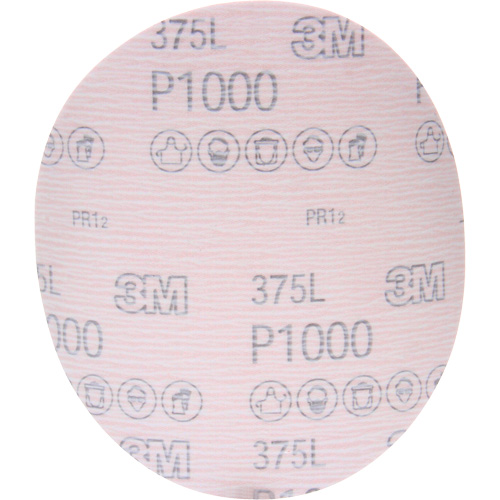 Hookit 375L Film Disc, 6" Dia., P1000 Grit, Aluminum Oxide Pathway Supply LP