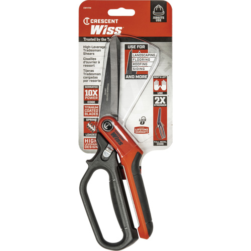Heavy-Duty Tradesman Shears, 11", Single Ring Handle Pathway Supply LP