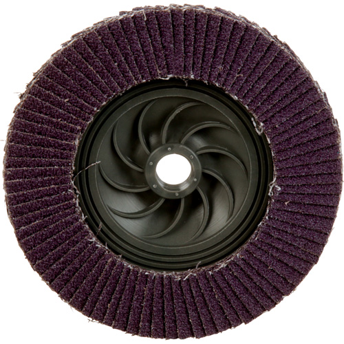 Disque &agrave; lamelles &agrave; changement rapide 769F, 5" x 5/8"-11, Type 27, Grain 40+, C&eacute;ramique Pathway Supply LP