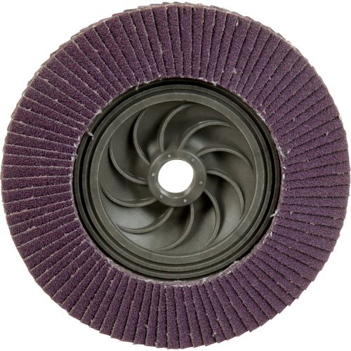 Disque &agrave; lamelles &agrave; changement rapide 769F, 5" x 5/8"-11, Type 29, Grain 80+, C&eacute;ramique Pathway Supply LP