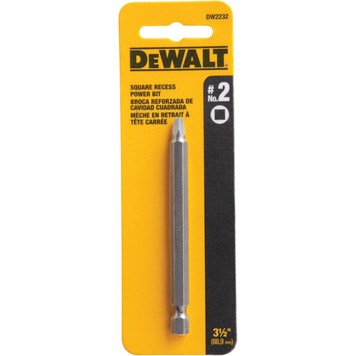 Embout pour outil motoris&eacute;, Carr&eacute;e, Embout #2, Prise 3-1/2", Longueur 3-3/5" Pathway Supply LP