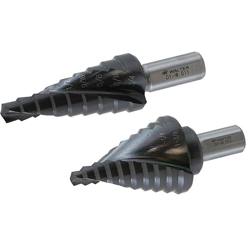 Multi-Step Step Drill Bit, 1/4" - 1" , Titanium Pathway Supply LP