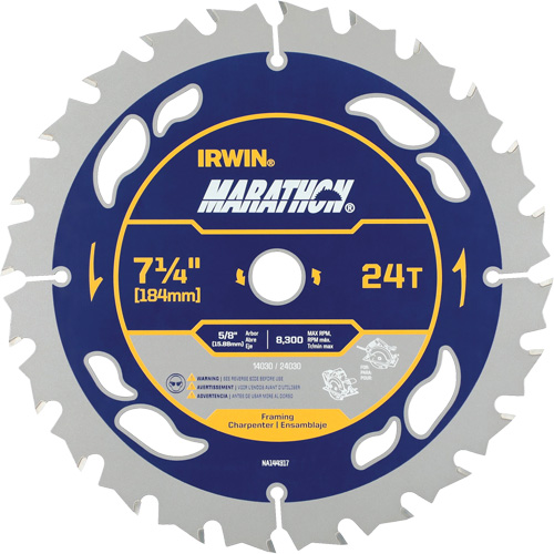 Marathon&reg; Circular Saw Blade, 7-1/4", 24 Teeth Pathway Supply LP