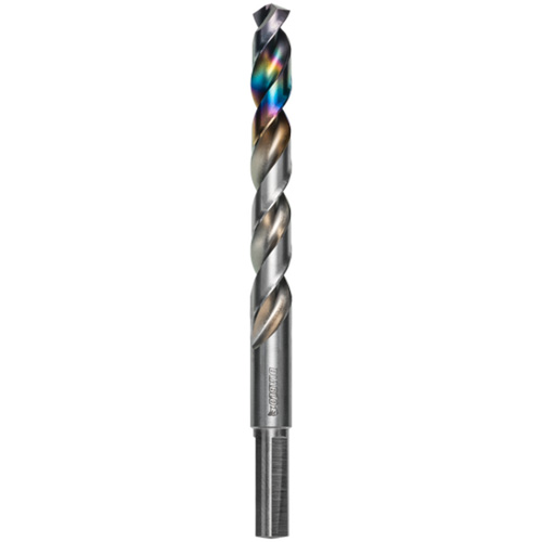 Metal Demon Drill Bit for Mild, Hardened and Stainless Steels, 27/64", 3-7/10" Flute, 130° Point Pathway Supply LP