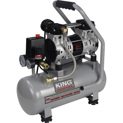 Compresseur &agrave; air sans huile ultra silencieux, Essence, 3 gal., 135 PSI Pathway Supply LP