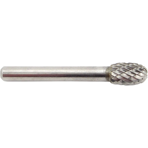 Oval Shape Carbide Shipyard Bur, SE-3, 3/8" Dia., 1/4" Shank, 5/8" Depth of Cut Pathway Supply LP