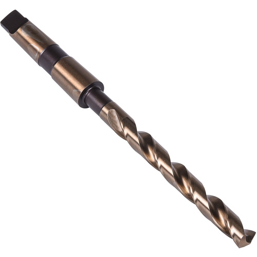 Foret &agrave; queue conique robuste, 9/16", Acier rapide au cobalt, Cannelure 4-7/8", Pointe de 135° Pathway Supply LP
