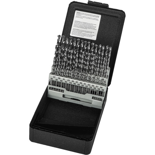Jeu de forets s&eacute;rie courte combin&eacute;s robustes, 60 morceaux, Acier rapide Pathway Supply LP