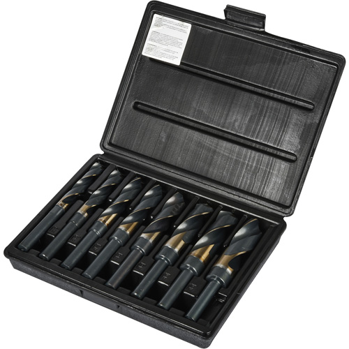 Jeu de forets &agrave; queue r&eacute;duite Silver & Deming, 8 morceaux, Acier rapide au cobalt Pathway Supply LP