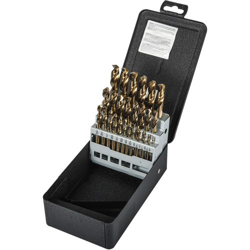 Heavy-duty Screw Machine Drill Bit Set, 29 Pieces, High Speed Cobalt Pathway Supply LP