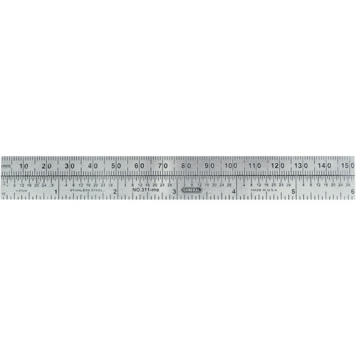 R&egrave;gle flexible de pr&eacute;cision &eacute;conomique, 6" lo, Acier Pathway Supply LP