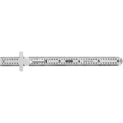 Industrial Precision Flexible Ruler, 6" L, Steel Pathway Supply LP