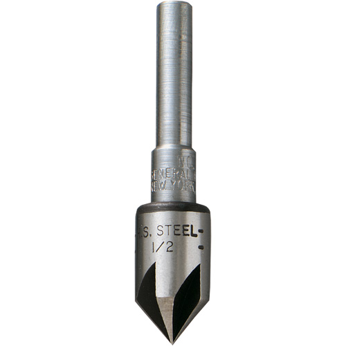 Countersink Bit, 1/2", High Speed Steel, 82° Angle, 5 Flutes Pathway Supply LP