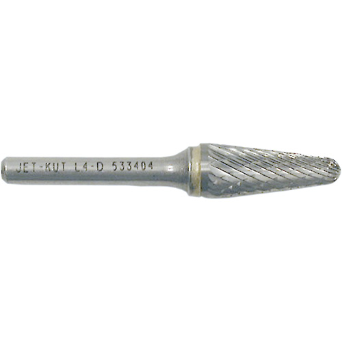 JET-KUT Taper Shape Bur, 5/16" Dia., 1/4" Shank Pathway Supply LP