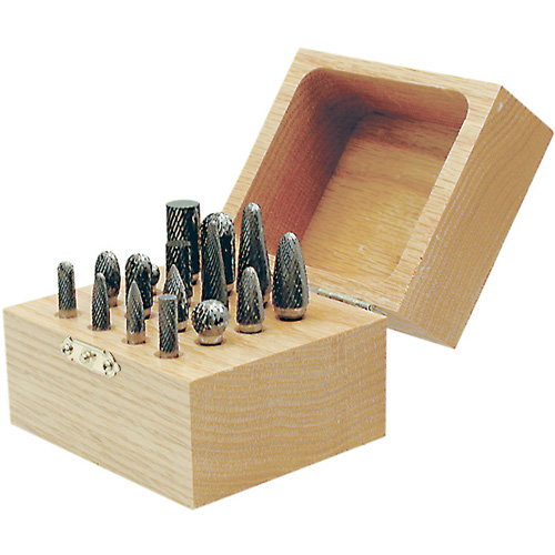 CBK-16 Carbide Bur Set in Wooden Box, 16 Pieces Pathway Supply LP