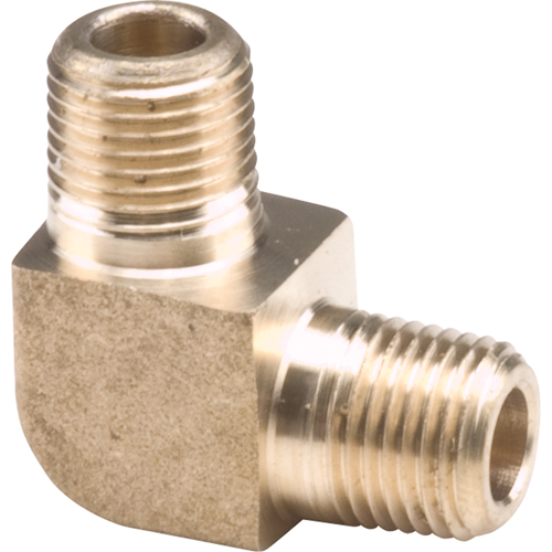 Coudes de tuyau 90° m&acirc;le, 1/4" x 1/8" dia., Laiton Pathway Supply LP