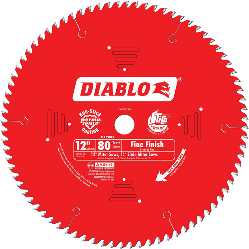 Contractor Saw Blades - Fine Finishing Saw Blades, 12", 80 Teeth, Wood Use Pathway Supply LP