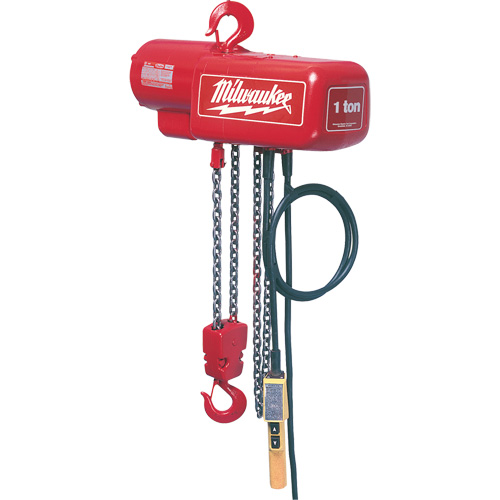 Electric Chain Hoist, 10' Lift, 2000 lbs. (1 tons) Capacity, 16 FPM Pathway Supply LP
